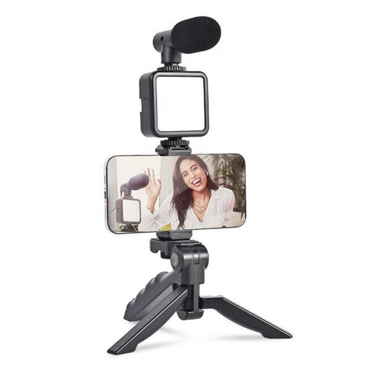 Tripod Multi-Functional Stand Black Portable Video Setup