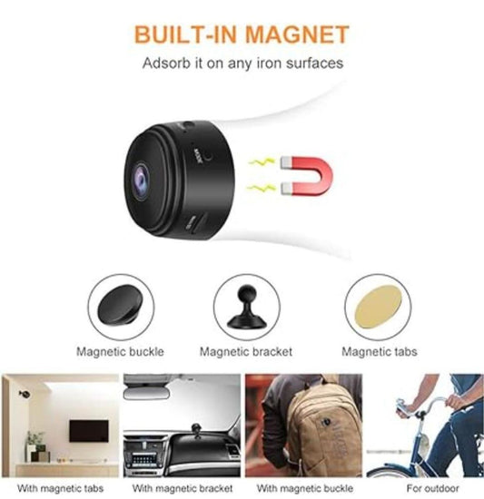 Mini Camera with Adjustable Focus & Long Range