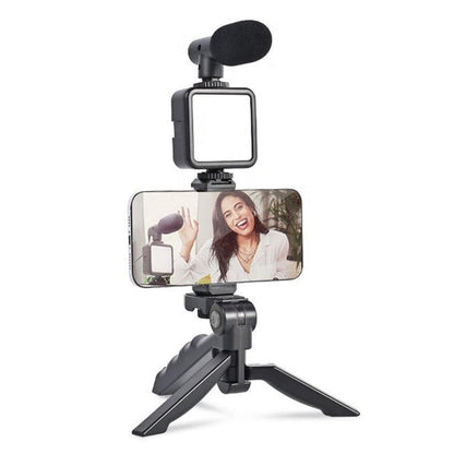 Tripod Multi-Functional Stand Black Portable Video Setup